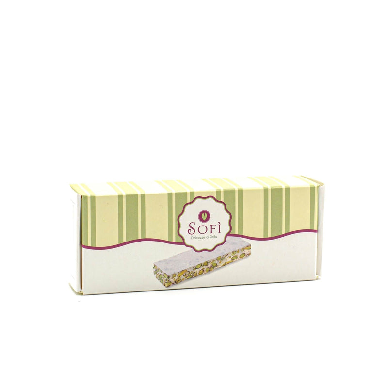 Bottega Sicana Torrone Bianco Morbido di Pistacchio - Confezione da 120 g