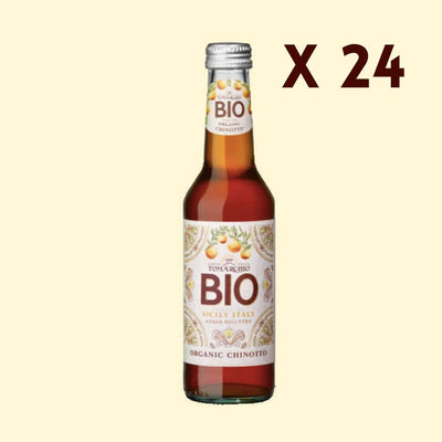 24 x Bottiglie di Chinotto Bio Bibita Gassata - 27,5 cl