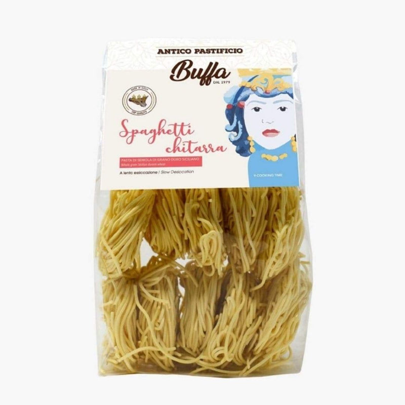 Bottega Sicana Spaghetti Chitarra di Semola di Grano Duro Siciliano - Busta da 500 g
