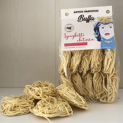 Bottega Sicana Spaghetti Chitarra di Semola di Grano Duro Siciliano - Busta da 500 g