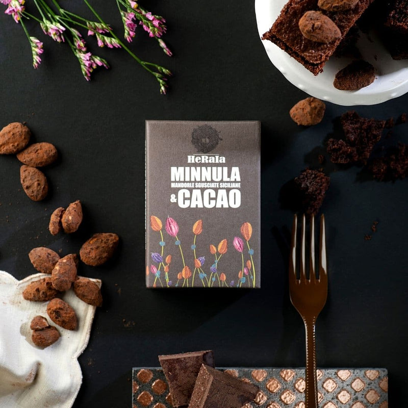 Mandorle con Cacao e Paprika Dolce - 5 Confezioni da 60 g