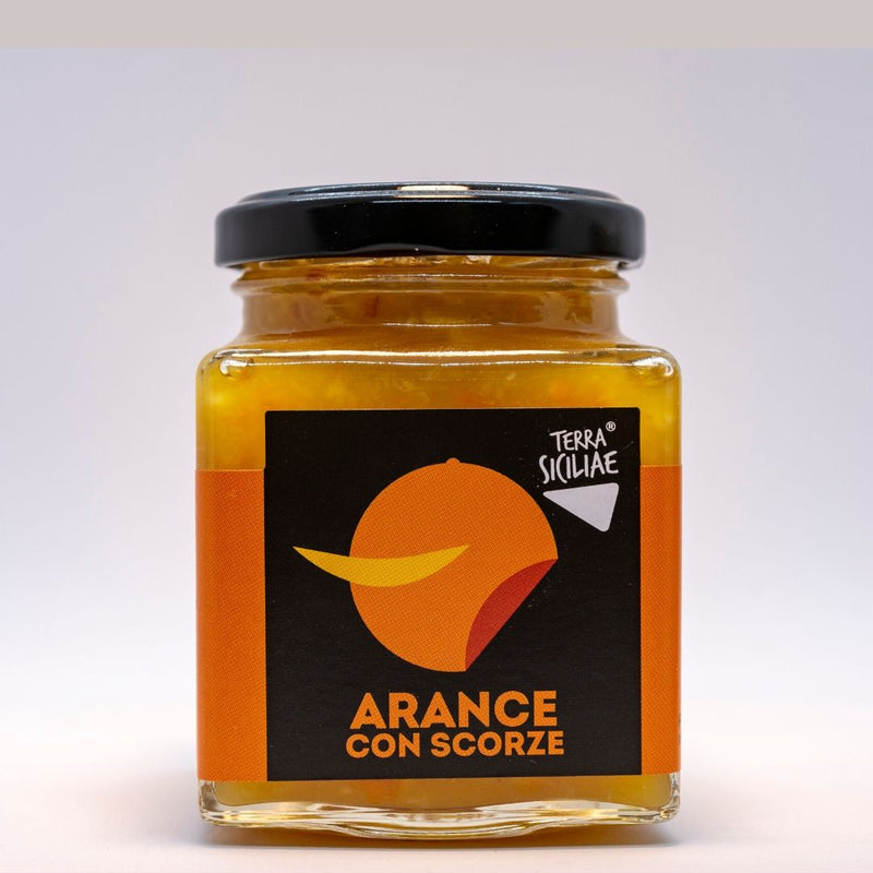 Marmellata di Arance Siciliane con Scorze - Vaso in Vetro da 240 g
