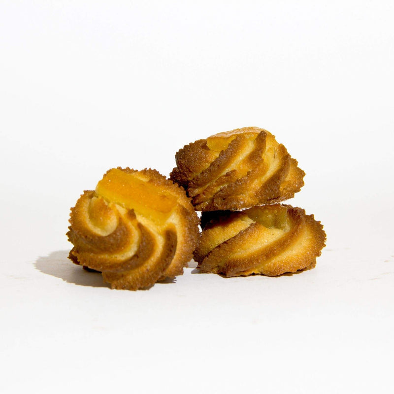 Paste di Mandorla Siciliane Decorate con Arance Candite - Scatola in Cartone