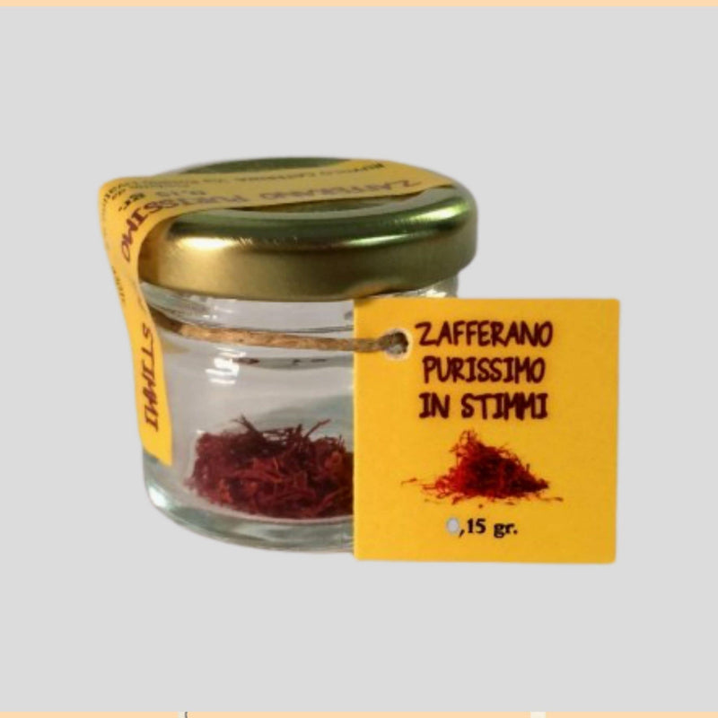 Zafferano in Stimmi - Vaso in Vetro da 0,15 g